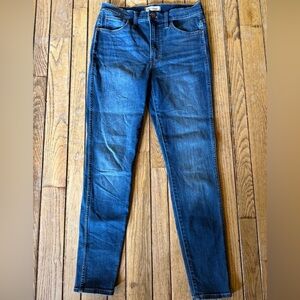 Madewell Roadtripper 10in High Rise Skinny Jeans Size 28
